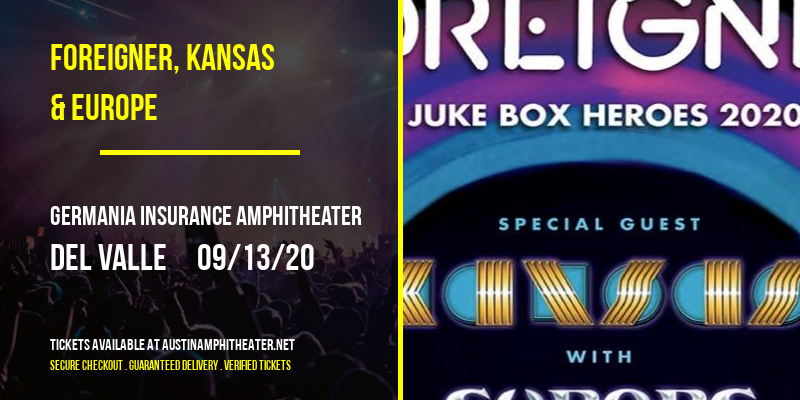 Foreigner, Kansas & Europe at Germania Insurance Amphitheater