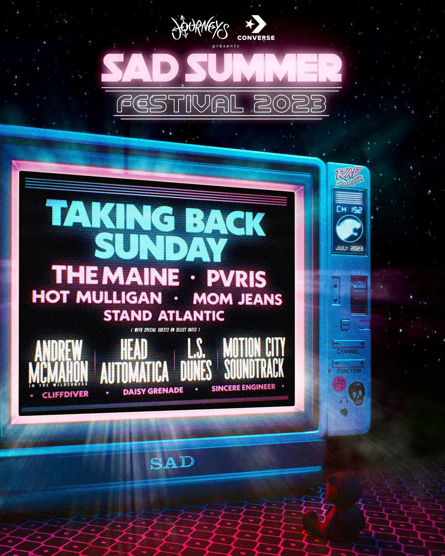 Sad Summer Festival: Taking Back Sunday, The Maine, Pvris, Hot Mulligan & Mom Jeans at Germania Insurance Amphitheater