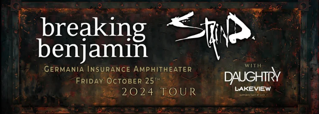 Breaking Benjamin & Staind at Germania Insurance Amphitheater