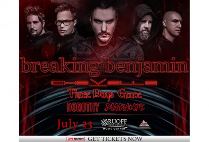 Breaking Benjamin, Chevelle & Three Days Grace at Austin360 Amphitheater
