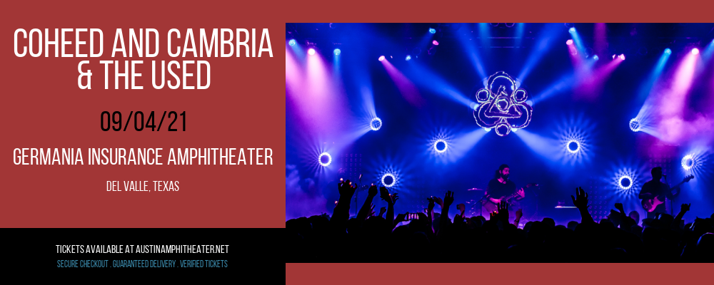 Coheed and Cambria & The Used at Germania Insurance Amphitheater