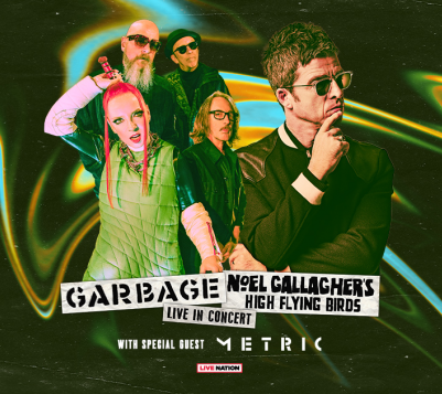 Garbage & Noel Gallagher's High Flying Birds at Germania Insurance Amphitheater