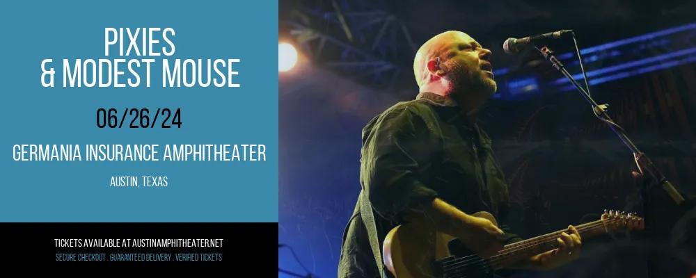 Pixies & Modest Mouse at Germania Insurance Amphitheater